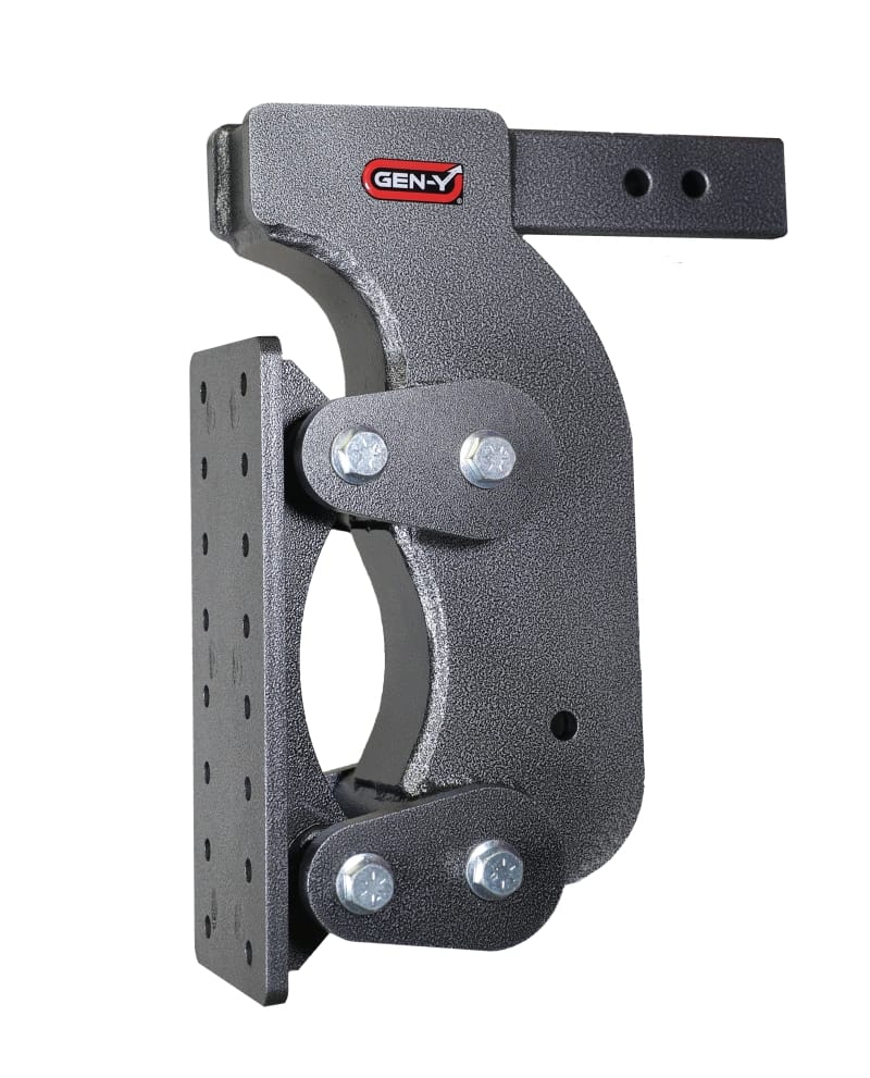 GEN-Y Hitch — Gen-Y The Boss Torsion-Flex Pintle Plate 2.5in Shank 15in Drop 21K Hitch w/GH-0100 Stabilizer Kit
Pintle Plate