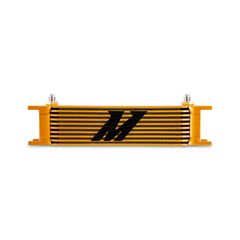Mishimoto — Universal Oil Cooler, 10-Row, Gold, -6AN