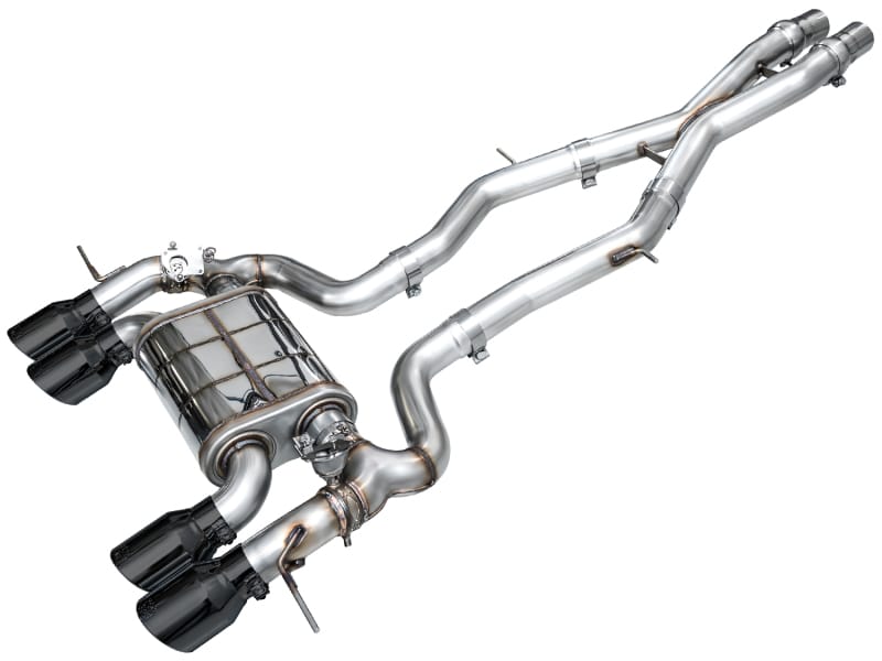 AWE Tuning — AWE   SwitchPath™ Exhaust for BMW G87 M2 - Diamond Black Tips