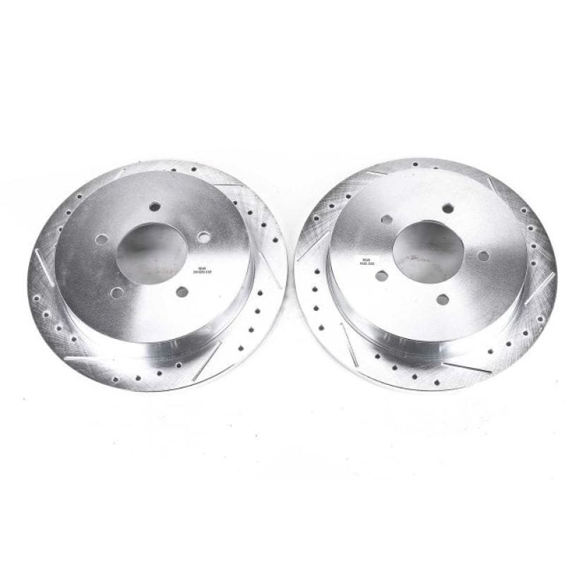 PowerStop — PowerStop Evolution Performance Drilled, Slotted & Plated Brake Rotor Pair