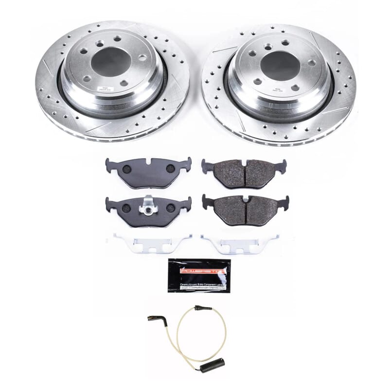 PowerStop — Track Day High-Performance Brake Pad and Rotor Kit