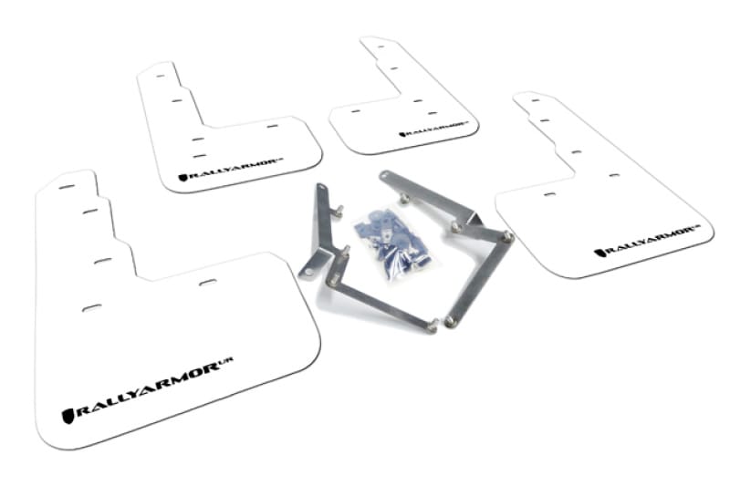 Rally Armor — White/Black Logo