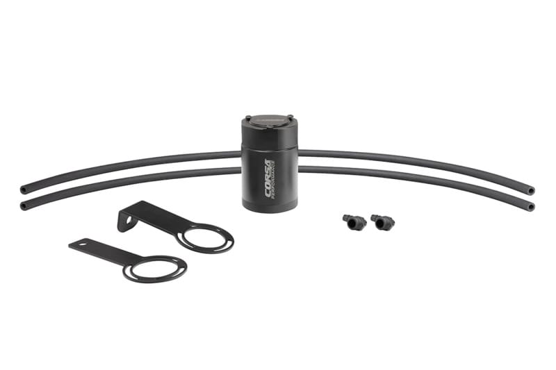 CORSA Performance — CORSA Performance 3/8in. Universal 3 oz. aluminum oil catch can with mounting br