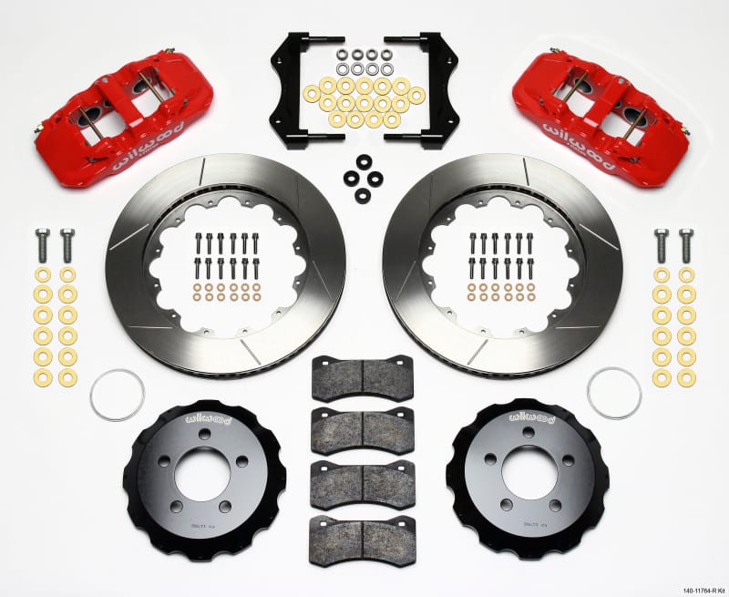 Wilwood — KIT,FRONT,MAG/CHALL/CHARG/300C,05-10 AERO6,14.25 ROTOR,RED