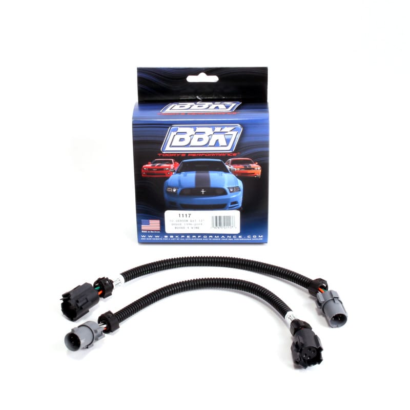 BBK — 1996-2004 DODGE O2 SENSOR EXTENSIONS 4 PIN ROUND STYLE - 12" (PAIR)
O2 Sensor Wire Extension Harness