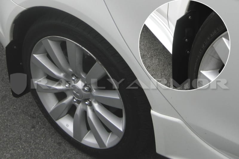 Rally Armor — Black Mud Flap/Black Logo