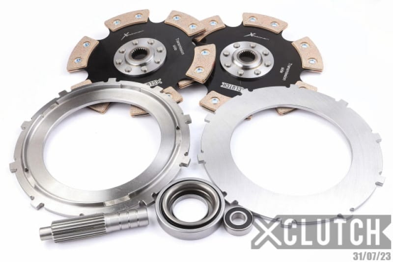 XCLUTCH — Clutch Kit Service Pack; 9" Twin Solid Ceramic Clutch Discs
