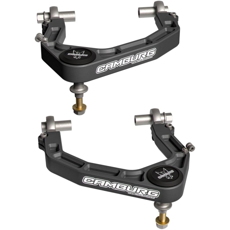 Camburg — Camburg 2024 Ford Ranger Raptor KINETIK Performance Billet Uniball Upper Arms (GRAY)
Control Arm Kit