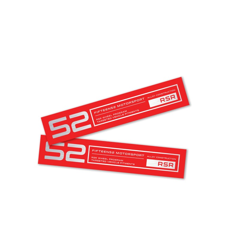 fifteen52 — fifteen52 Holeshot RSR Wheel Lip Decal Set of Four - Red
fft52-RSR-LIPDECAL-RED-SET