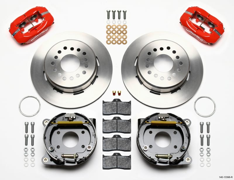 Wilwood — KIT,REAR,DISC/DRUM,AMC,2.60 OFFSET 1PC,RED