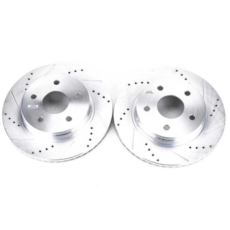PowerStop — PowerStop Evolution Performance Drilled, Slotted & Plated Brake Rotor Pair