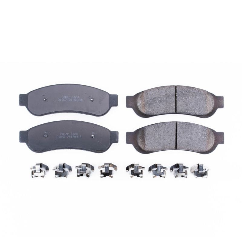 PowerStop — PowerStop - Z17 Low-Dust Ceramic Brake Pads with Hardware