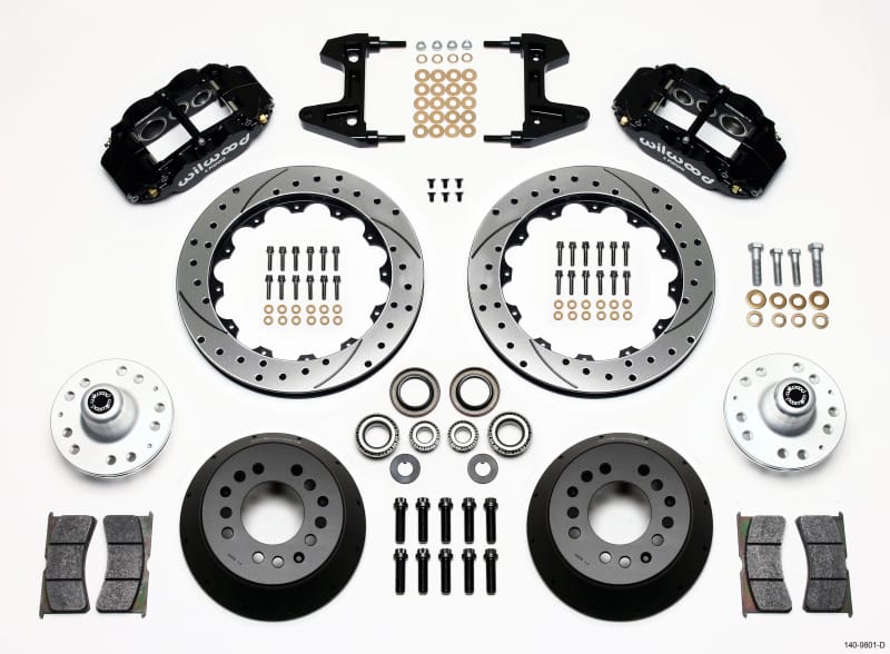 Wilwood — KIT,FRONT,PINTO/MUSTANG II 74-78,BIG BRAKE,RADIAL MT,13.00 ROTOR,DRILLED
