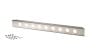Kentrol — Kentrol 45-86 Jeep CJ 42 Inch Front Bumper with holes - Polished Silver