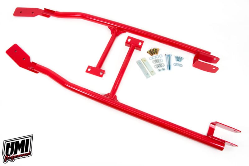 UMI Performance — 2071 - 1993-2002 GM F-Body Subframe Connectors, 3-Point, Convertible, Bolt In