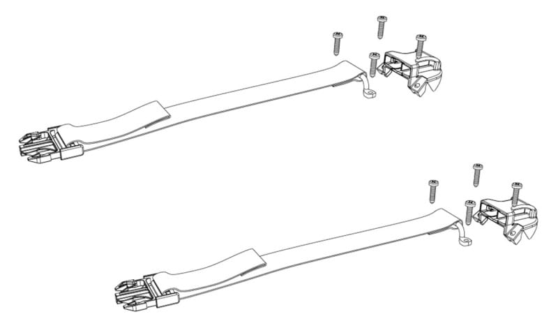 BAK — BAK Underside Buckle Ends & Strap Clips Qty 2 (w/ Hardware)
Replacement Parts