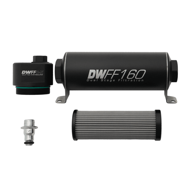 DeatschWerks — 160mm Billet Fuel Filter Regulator 10 Micron