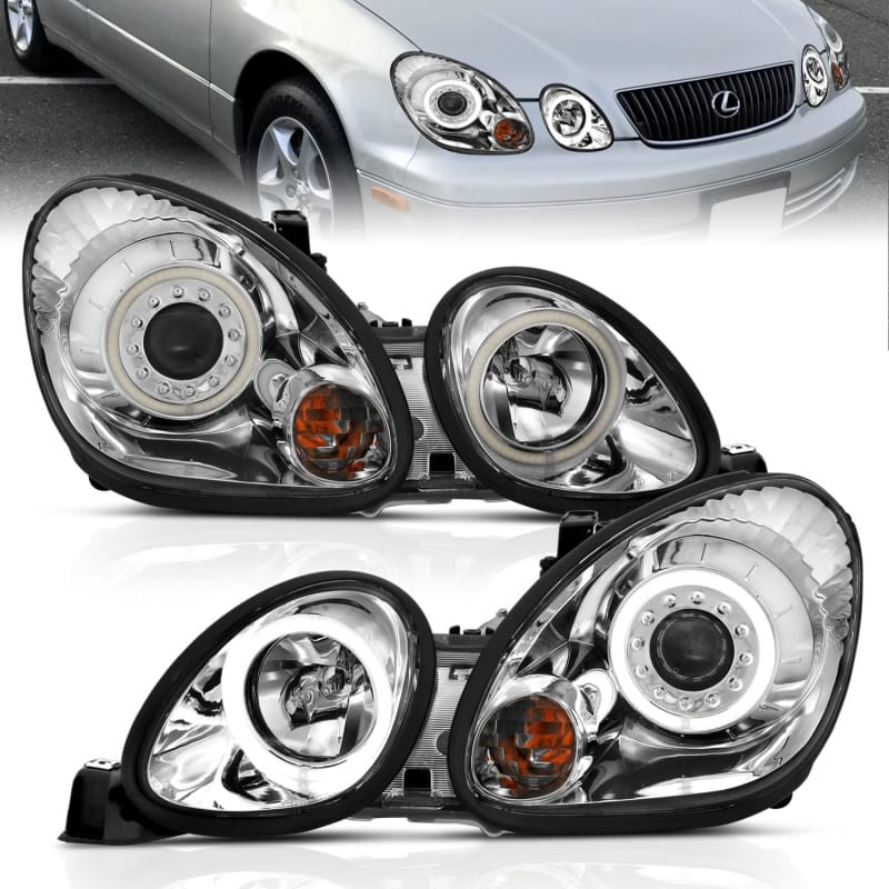 ANZO — Projector Headlight Set w/Halo