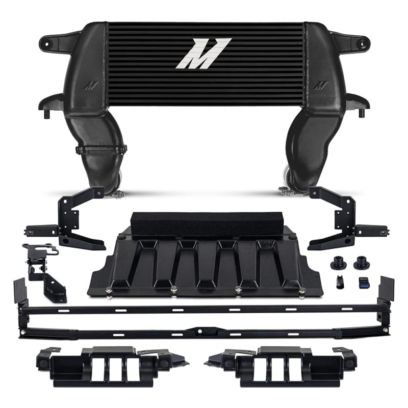 Mishimoto — Intercooler, Black, High-Mount, fits Ford Bronco 2.3L/2.7L 2021+