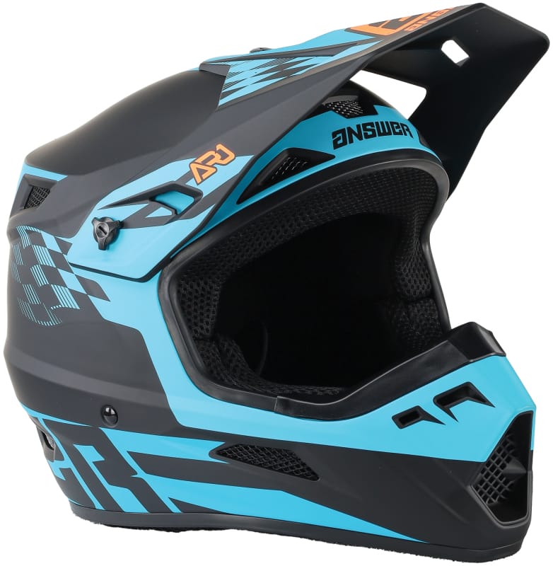 Answer — Answer AR1 Sweep Helmet Black/Astana/Hyper Orange - Large