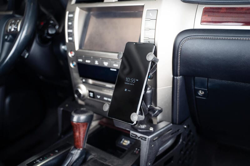 DV8 Offroad — Lexus GX 460 Center Console Molle Panels & Digital Device Bridge