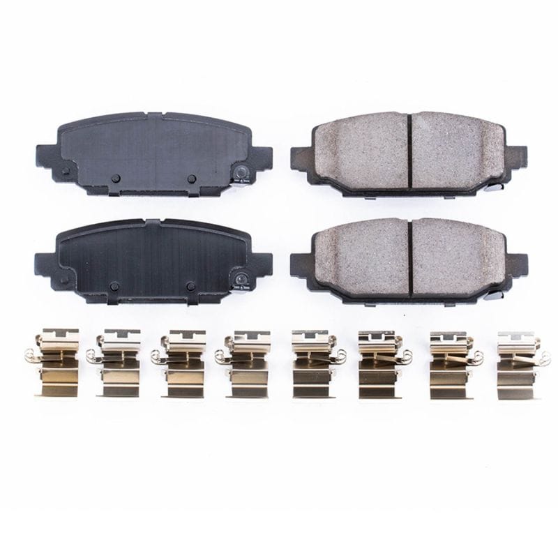 PowerStop — PowerStop - Z17 Low-Dust Ceramic Brake Pads with Hardware