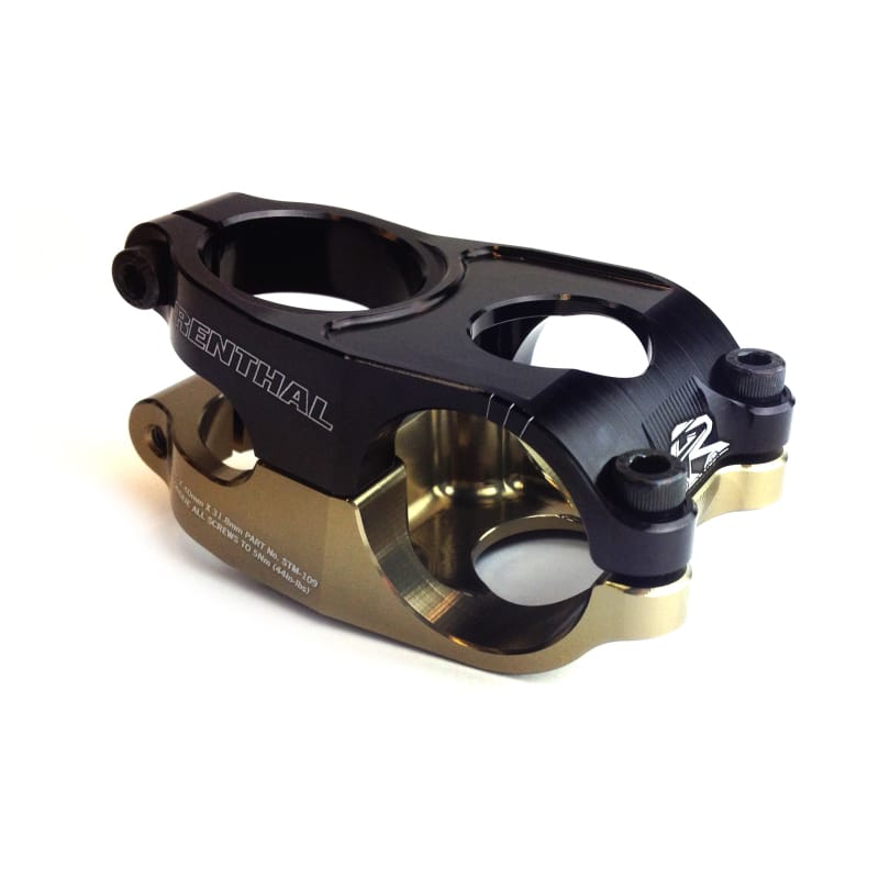 Renthal — Renthal Duo Stem 40 mm. - Aluminum Gold/Black