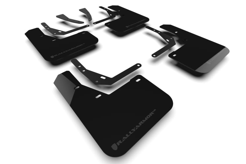 Rally Armor — Black Mud Flap/Grey Logo