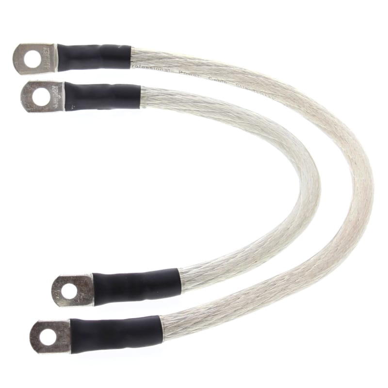 All Balls Racing — All Balls Racing 89-94 Harley-Davidson FXLR Low Rider Custom Battery Cable Kit Clear