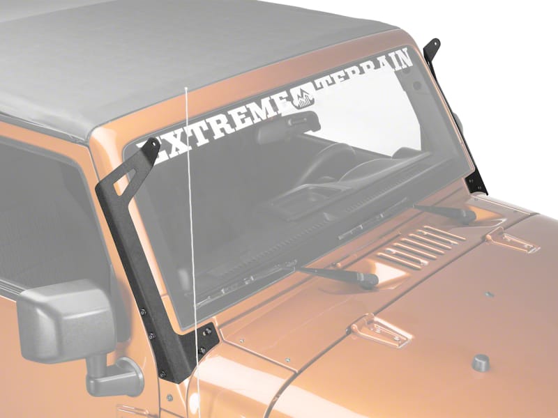 Raxiom — Raxiom 07-18 Jeep Wrangler JK 50-In LED Light Bar Windshield Mount
Mount