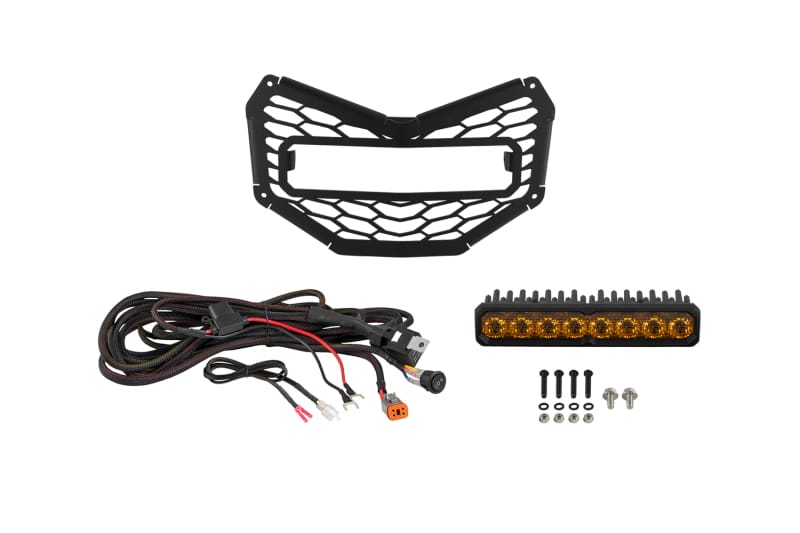 Diode Dynamics — Diode Dynamics 17-26 Can Am Maverick X3 SS10 Grille Sport Yellow Combo