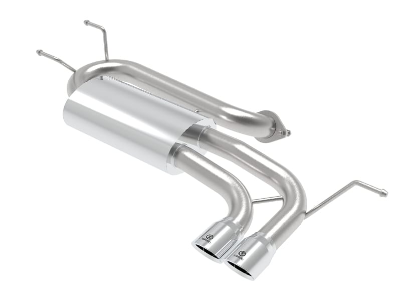 aFe — Takeda 2-1/2 IN 304 Stainless Steel Axle-Back Exhaust w/ Polished Tip