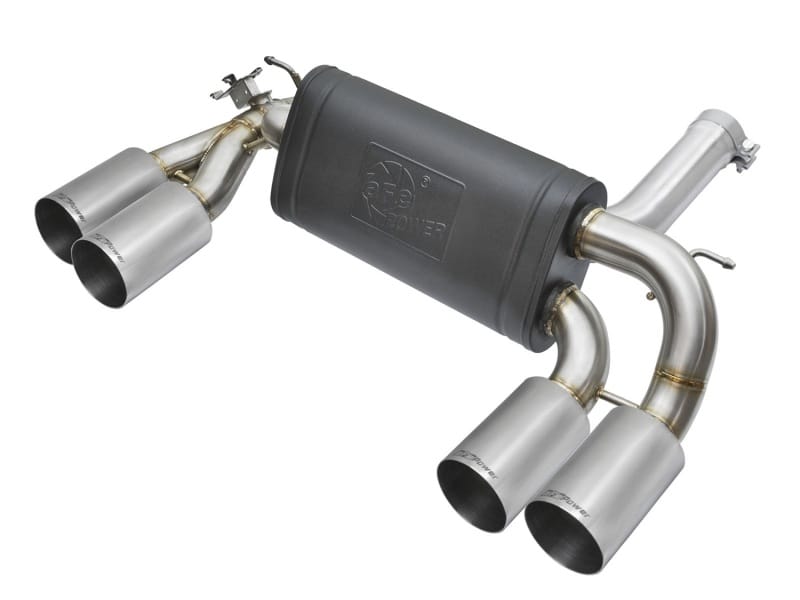 aFe — MACH Force-Xp 3 to 2-1/2 IN 304 Stainless Steel Axle-Back Exhaust w/Polished T