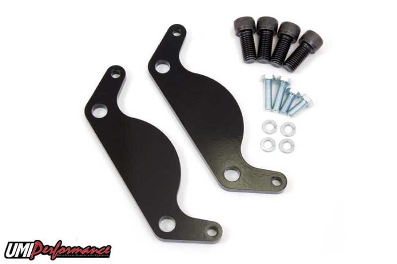 UMI Performance — 3046 - 1978-1988 GM G-Body C5/C6 Front Brake Conversion Brackets