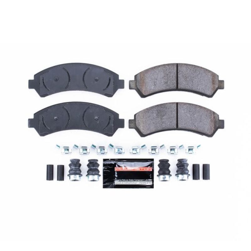 PowerStop — PowerStop - Z23 Daily Driver Carbon-Fiber Ceramic Brake Pads with Hardware Kit
