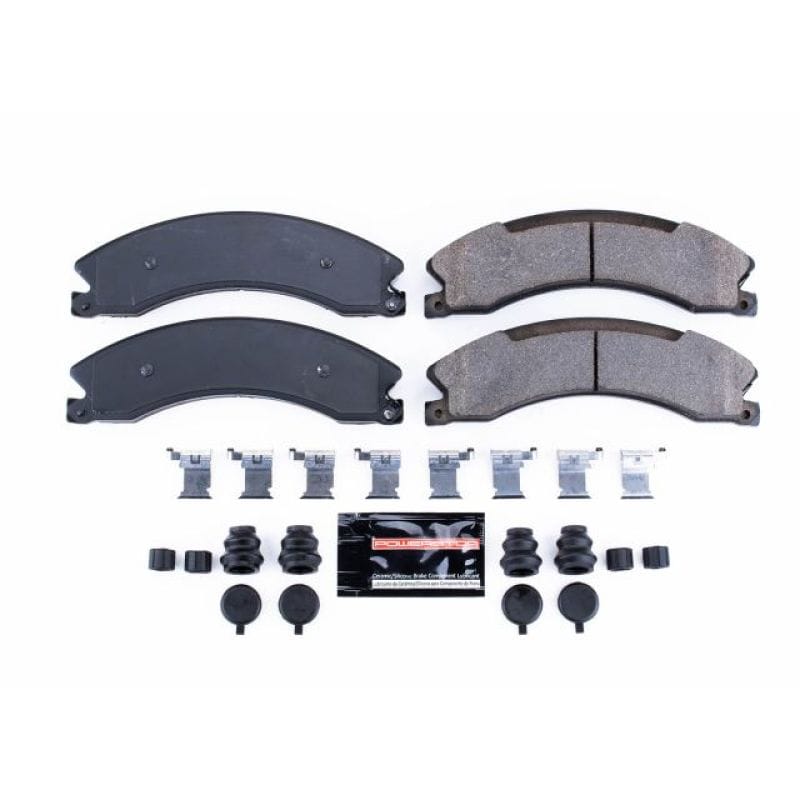 PowerStop — PowerStop - Z23 Daily Driver Carbon-Fiber Ceramic Brake Pads with Hardware Kit