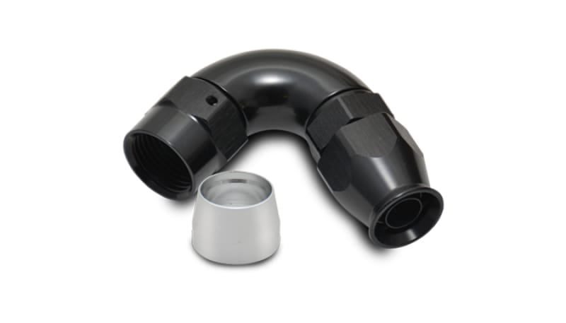 Vibrant — 120 Degree High Flow Hose End Fitting for PTFE Lined Hose, -4AN
120 Degree High Flow Hose End Fitting