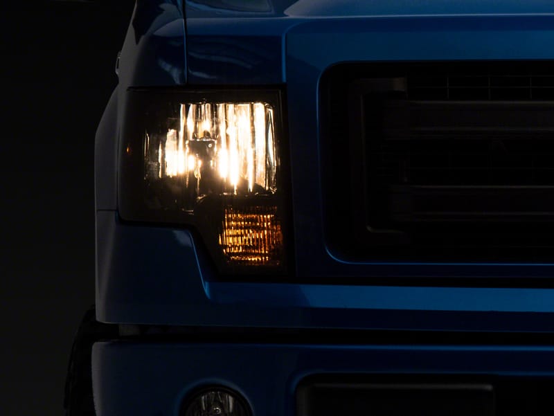Raxiom — Raxiom 09-14 Ford F-150 Axial OEM Style Rep Headlights- Chrome Housing- SmokedLens
Headlights