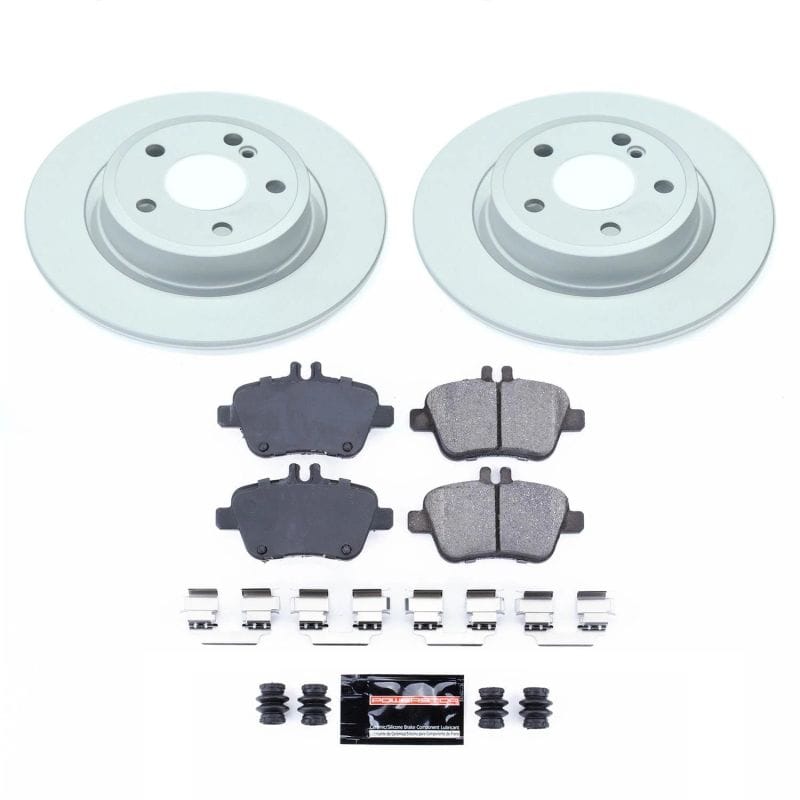 PowerStop — Genuine Geomet Coated Rotor and Carbon-Fiber Ceramic Brake Pad Kit
