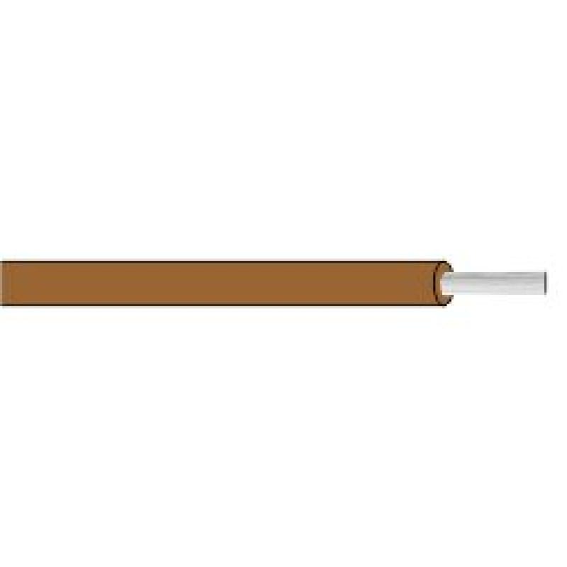 NAMZ — NAMZ GXL Primary Wire Bare-Copper 25ft. Spool 10g - Brown