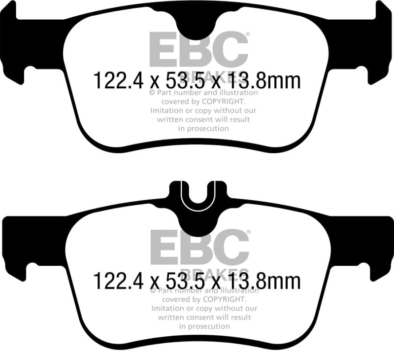 EBC — Redstuff Ceramic Low Dust Brake Pads