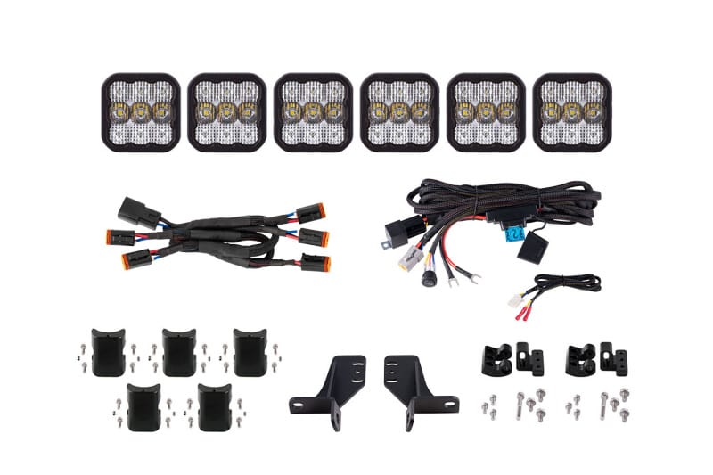 Diode Dynamics — Pod light featuring advanced TIR optics for high efficiency and focus.