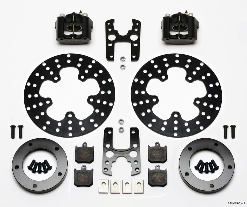 Wilwood — KIT,DRAG,FRONT,P & S SPINDLE DLS FLOATER,DRILLED