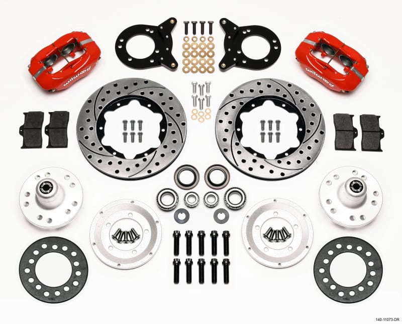 Wilwood — KIT,FRONT,MUSTANG 70-73,FDLI,11.00 SRP,RED