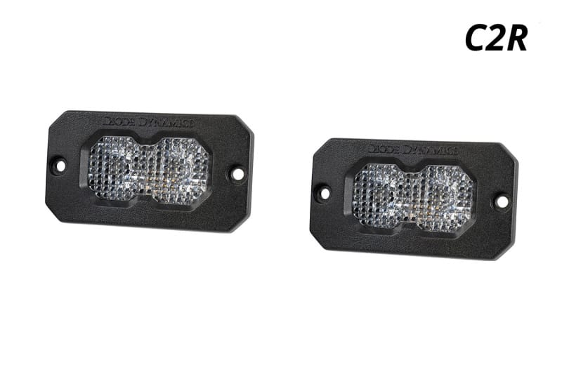Diode Dynamics — Diode Dynamics C2R White Flood Flush Mount LED Pod (Pair)