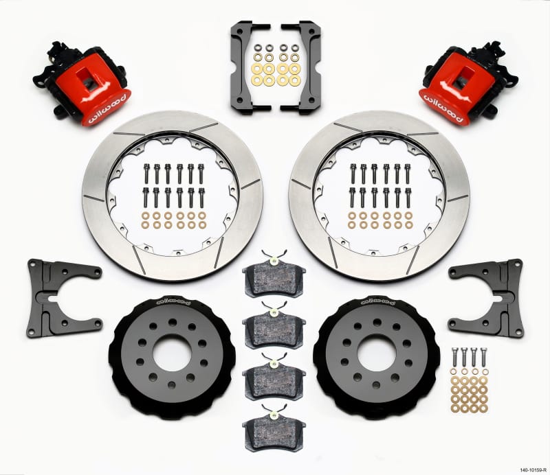 Wilwood — KIT,REAR,CPB,MUSTANG 05-10,1.00 OFFSET 12.90 ROTOR,RED