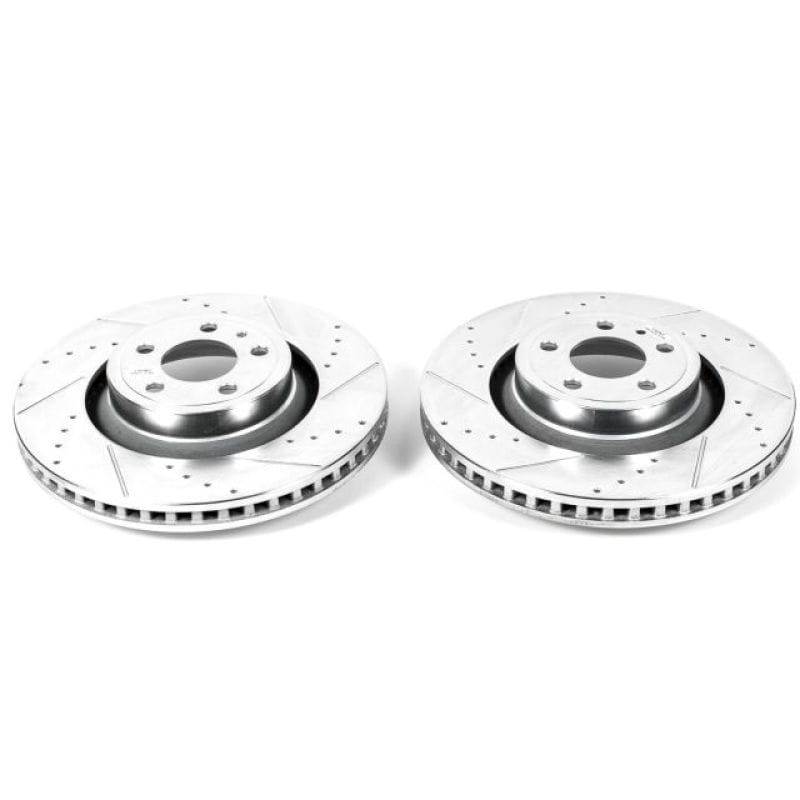 PowerStop — PowerStop Evolution Performance Drilled, Slotted & Plated Brake Rotor Pair