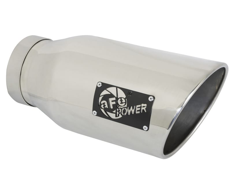 aFe — MACH Force-Xp 304 Stainless Steel Clamp-on Exhaust Tip Polished