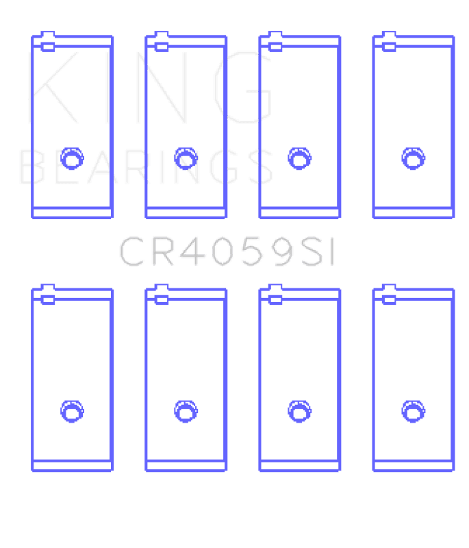 King Engine Bearings — CONNECTING ROD BEARING SET For GENERAL MOTORS 138CI 2.3L L40, LD2 16V