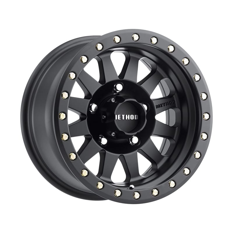 Method Wheels — Method MR304 Double Standard 15x8 -24mm Offset 5x4.5 83mm CB Matte Black Wheel